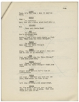 Moe Howard's 42pp. Script of Texaco Star Theater Starring Milton Berle & The Three Stooges With Shemp -- From May 1950 Annotated by Moe With His Signatures -- 8.5 x 11 -- Very Good